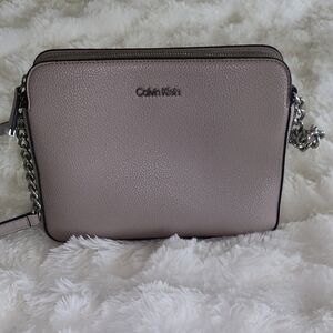 Calvin Klein Women's Beige Crossbody Bag